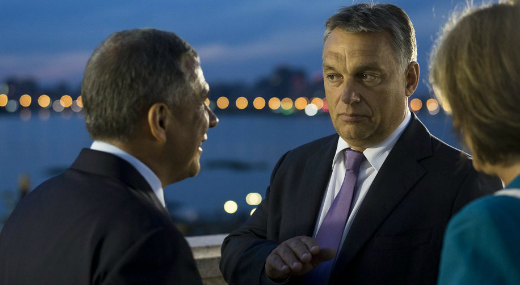 Tat�rf�ld k�zt�rsas�gi eln�k�vel t�rgyalt Orb�n Viktor Kazanyban