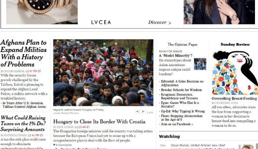 A New York Times cmlapjn a horvt hatrzr