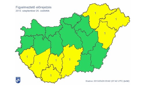 Nyakunkon a hidegfront: itt lehet heves zivatar s jg