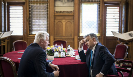 Orb�n Viktor fogadta az EU Brexit-�gyi f�t�rgyal�j�t 