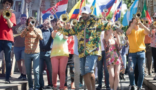 Budapesten forgatt�k a vb-himnusz klipj�t