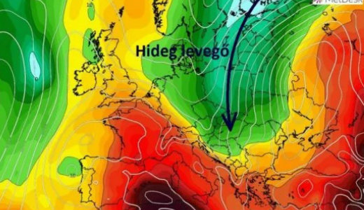 Sarkvid�ki leveg� �rkezik az orsz�gba