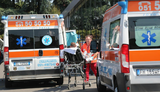 Hatalmas baleset volt Bologn�ban