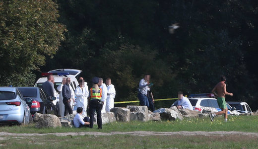 Holttestet tal�ltak a P�lus Center m�g�tt