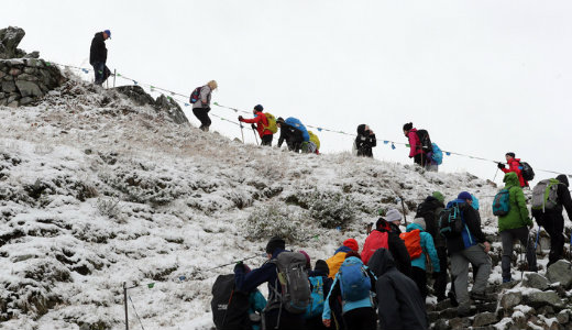 A T�tr�ban m�r havazik 