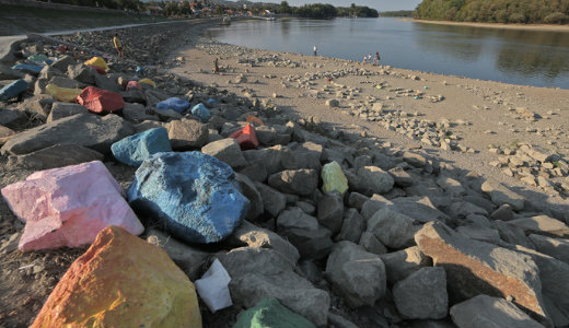 Rekordalacsony a Duna v�z�ll�sa Budapesten, 41 centit m�rtek