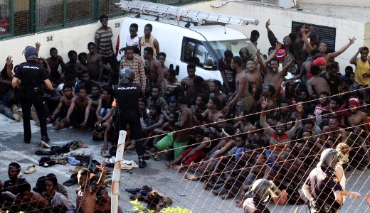 �z�nlenek az illeg�lis bev�ndorl�k Spanyolorsz�gba