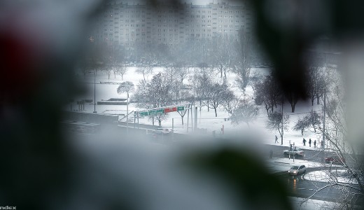 Sopronban m�r 17 centi h� esett