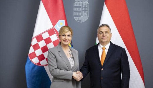 Orb�n Viktor munkavacsor�n fogadta a horv�t �llamf�t 