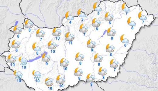 Sarkvid�ki hideg leveg� �rkezik a h�t m�sodik fel�ben