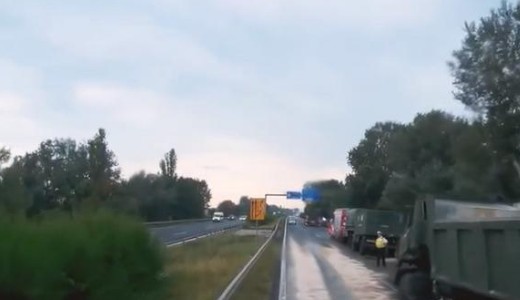 El�ker�lt egy vide� a balesetet szenvedett katonai konvojr�l