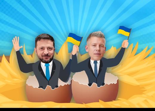 Kib�jt a sz�g a zs�kb�l: Zelenszkij Orb�n veres�g�t �s Magyar P�ter gy�zelm�t akarja
